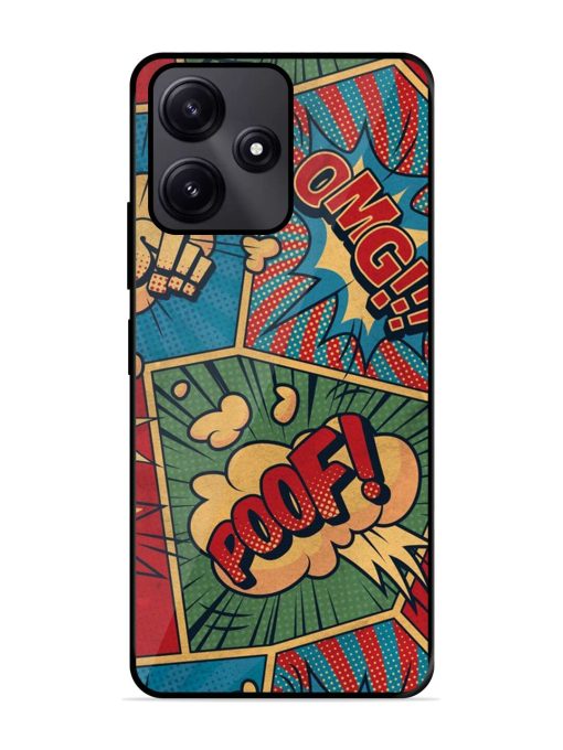 Comic Book Chaos Glossy Soft Edge Case for Poco M6 Pro (5G) Chachhi