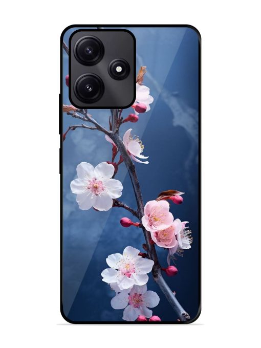 Delicate Blossoms Glossy Soft Edge Case for Poco M6 Pro (5G) Chachhi