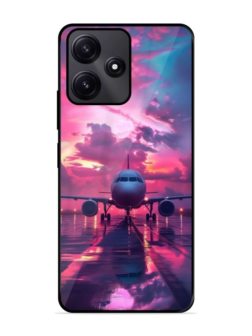 Neon Runway Glossy Soft Edge Case for Poco M6 Pro (5G) Chachhi