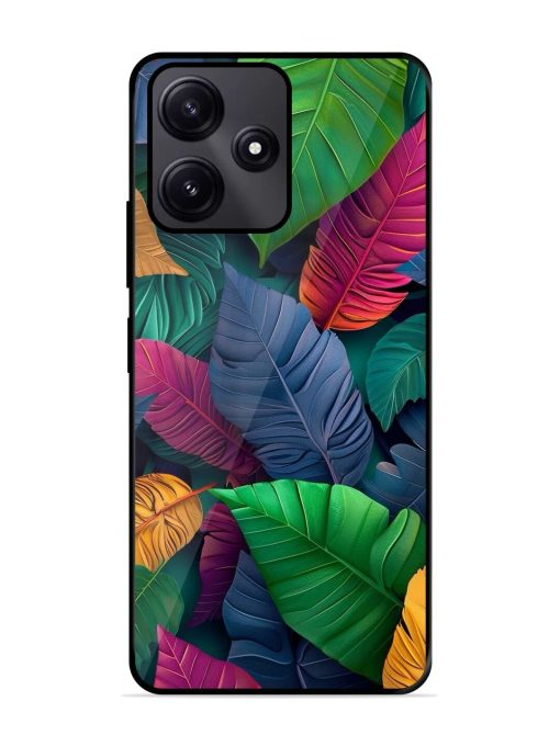 Tropical Tapestry Glossy Soft Edge Case for Poco M6 Pro (5G) Chachhi