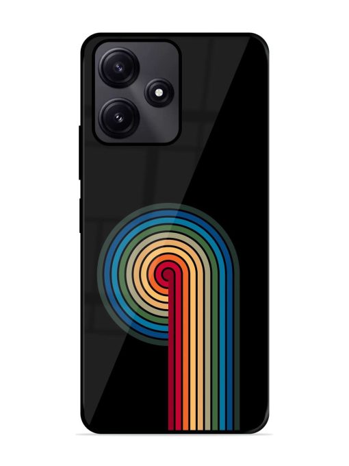 Rainbow Ripple Glossy Soft Edge Case for Poco M6 Pro (5G) Chachhi