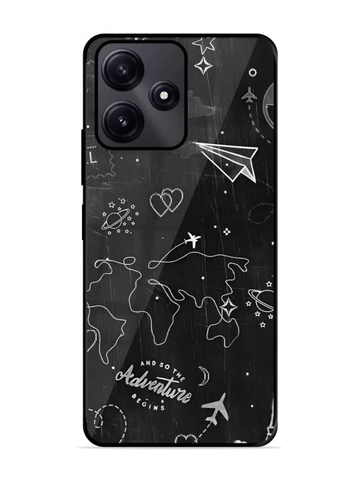 Wanderlust Sketchbook Glossy Soft Edge Case for Poco M6 Pro (5G)
