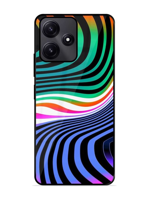 Psychedelic Waves Glossy Soft Edge Case for Poco M6 Pro (5G) Chachhi