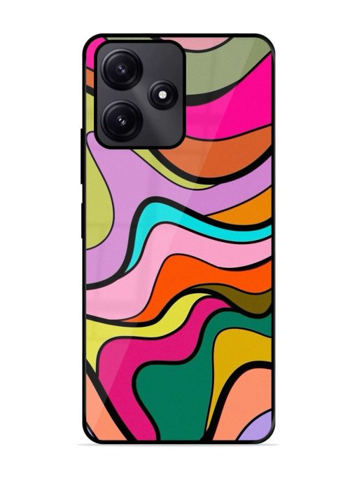 Wavy Wonder Glossy Soft Edge Case for Poco M6 Pro (5G) Chachhi