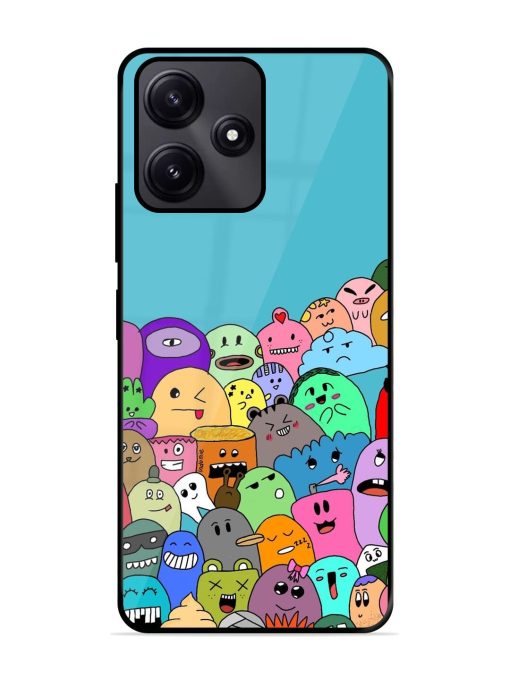 Monster Mash Glossy Soft Edge Case for Poco M6 Pro (5G) Chachhi