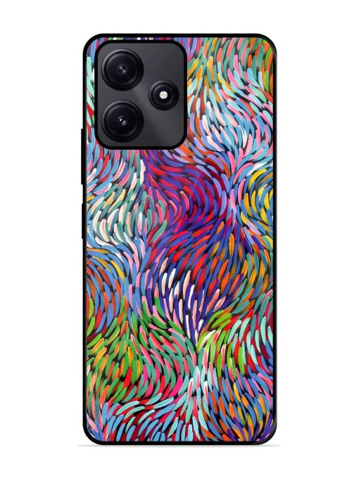 Vibrant Waves Glossy Soft Edge Case for Poco M6 Pro (5G)