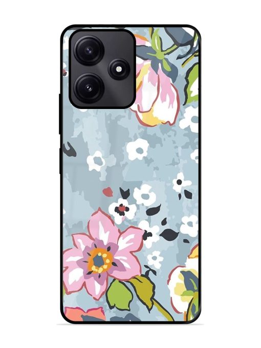 Floral Fantasy Glossy Soft Edge Case for Poco M6 Pro (5G) Chachhi