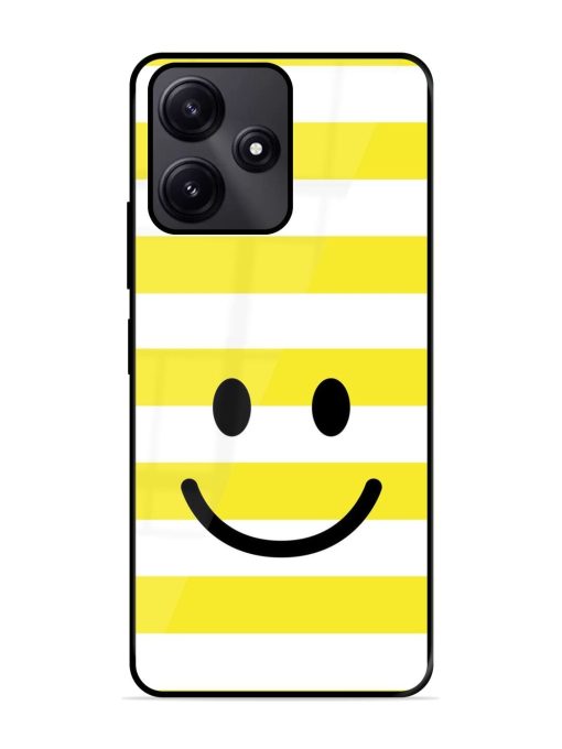 Smiling Stripes Glossy Soft Edge Case for Poco M6 Pro (5G)