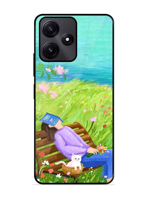 Seat Alone Glossy Soft Edge Case for Poco M6 Pro (5G)