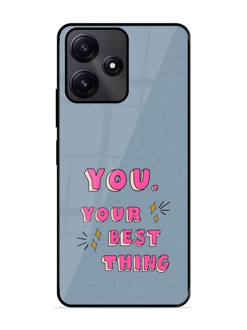 Self-Love Sparkles Glossy Soft Edge Case for Poco M6 Pro (5G) Chachhi