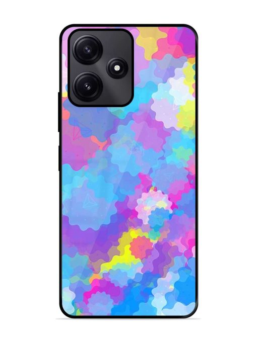 Psychedelic Cloud Burst Glossy Soft Edge Case for Poco M6 Pro (5G) Chachhi