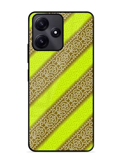 Golden Bandana Bliss Glossy Soft Edge Case for Poco M6 Pro (5G) Chachhi