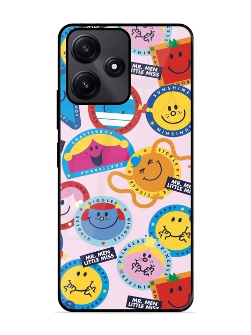 Whimsical Mr. Men & Little Miss Glossy Soft Edge Case for Poco M6 Pro (5G) Chachhi