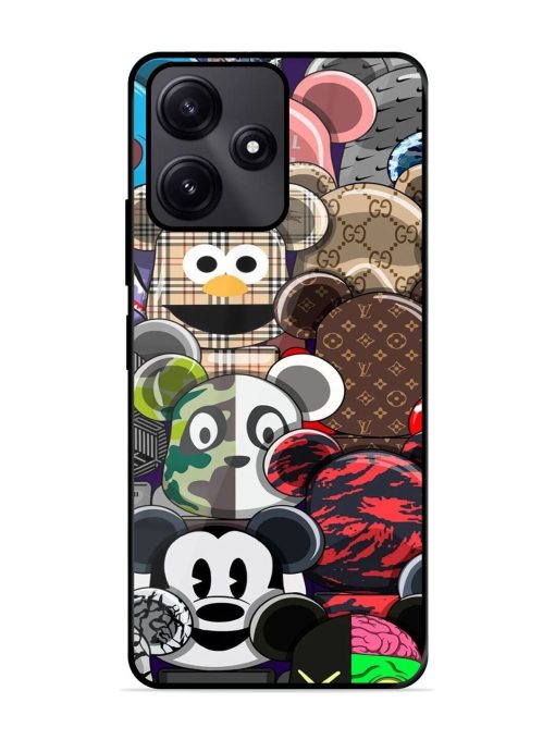 Streetwear Bearbrick Extravaganza Glossy Soft Edge Case for Poco M6 Pro (5G)