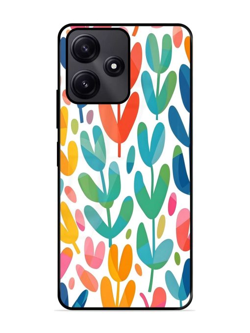 Rainbow Of Blooms Glossy Soft Edge Case for Poco M6 Pro (5G) Chachhi