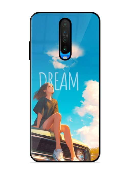 Girly Dream Art Glossy Soft Edge Case for Poco X2