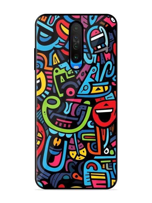 Doodlephoria Glossy Soft Edge Case for Poco X2