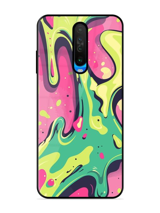 Gooey Grooves Glossy Soft Edge Case for Poco X2