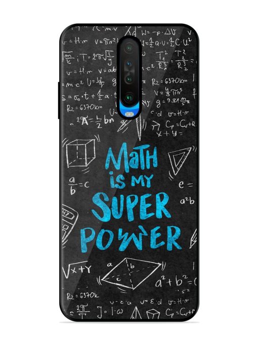 Math Magic Glossy Soft Edge Case for Poco X2