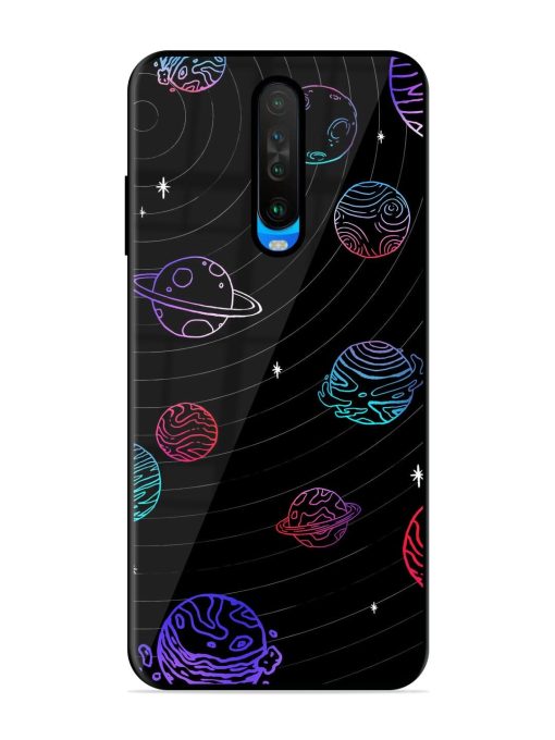 Cosmic Ballet Glossy Soft Edge Case for Poco X2