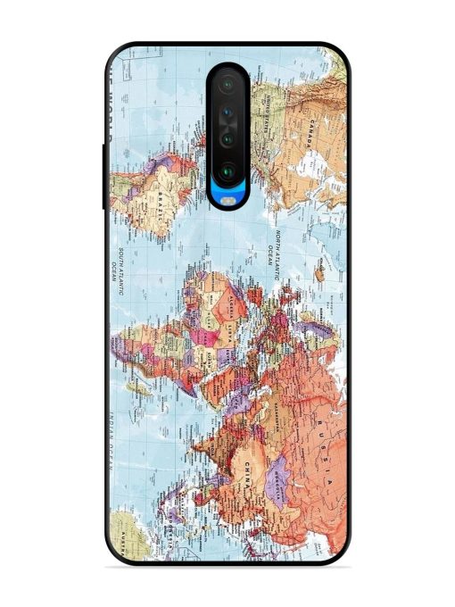 Our Blue Marble Glossy Soft Edge Case for Poco X2