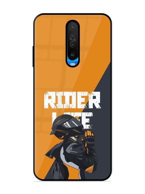 Ride Never Ends Glossy Soft Edge Case for Poco X2