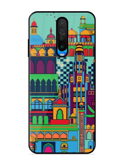 Indian Tapestry Glossy Soft Edge Case for Poco X2