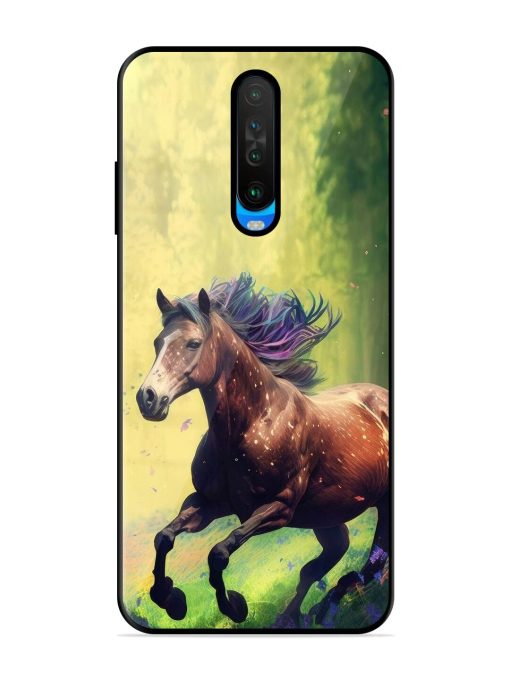 Enchanted Gallop Glossy Soft Edge Case for Poco X2