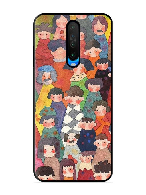 Blooming Arcs Glossy Soft Edge Case for Poco X2