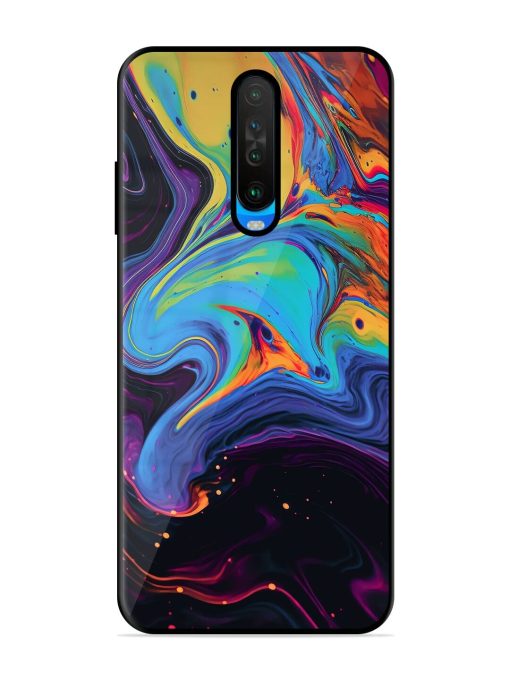 Liquid Dreamscape Glossy Soft Edge Case for Poco X2