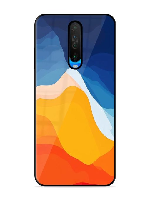 Liquid Landscape Glossy Soft Edge Case for Poco X2