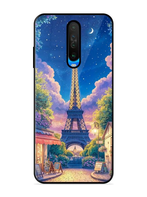 Twilight In Paris Glossy Soft Edge Case for Poco X2