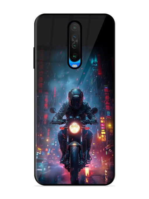 Neon Nights Glossy Soft Edge Case for Poco X2