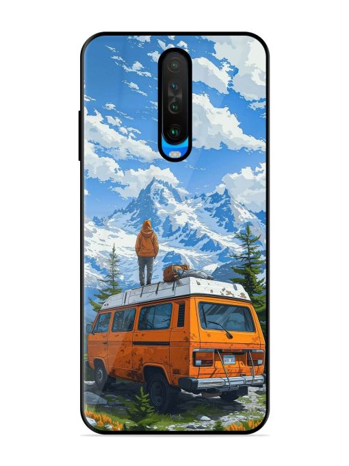 Mountaintop Solitude Glossy Soft Edge Case for Poco X2