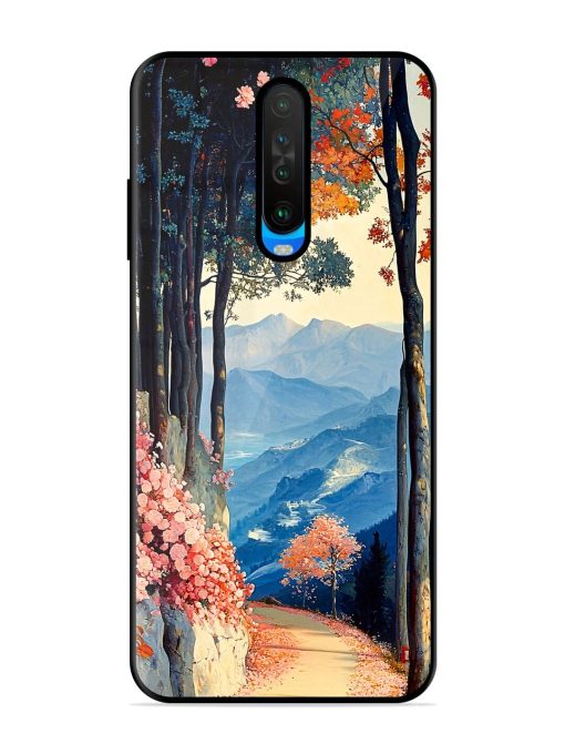 Mountainside Serenity Glossy Soft Edge Case for Poco X2