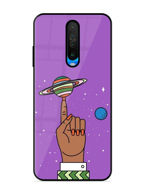 Spinning The Universe Glossy Soft Edge Case for Poco X2