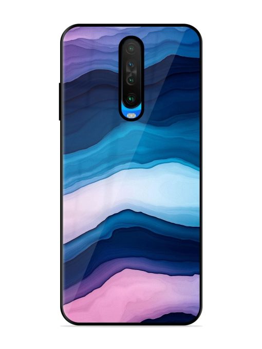 Oceanic Layers Glossy Soft Edge Case for Poco X2