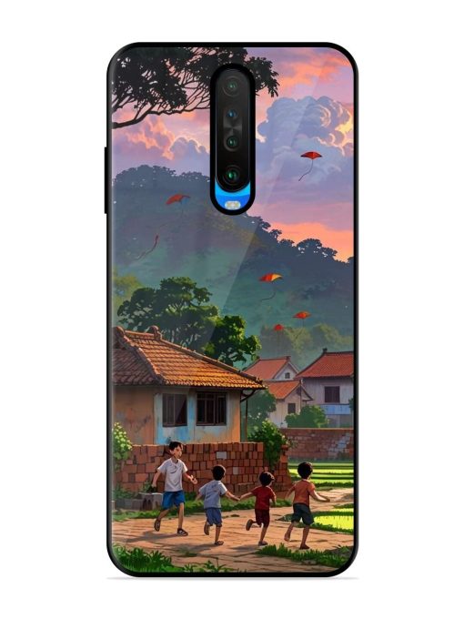 Sunset Play Glossy Soft Edge Case for Poco X2