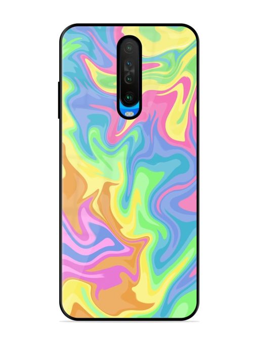 Whimsical Swirl Glossy Soft Edge Case for Poco X2