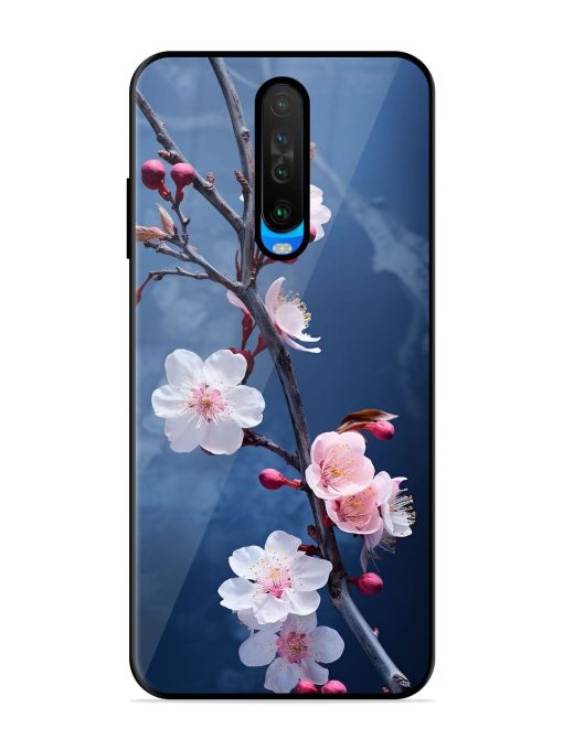 Delicate Blossoms Glossy Soft Edge Case for Poco X2