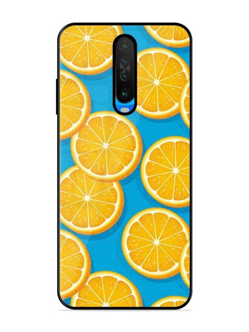 Citrus Symphony Glossy Soft Edge Case for Poco X2