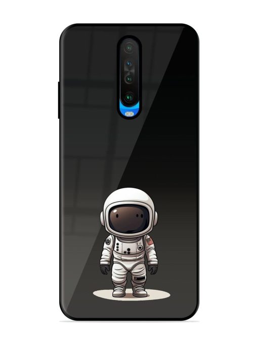 Neon Astronaut Glossy Soft Edge Case for Poco X2