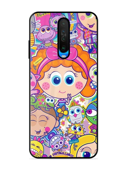 Distroller Friends Glossy Soft Edge Case for Poco X2