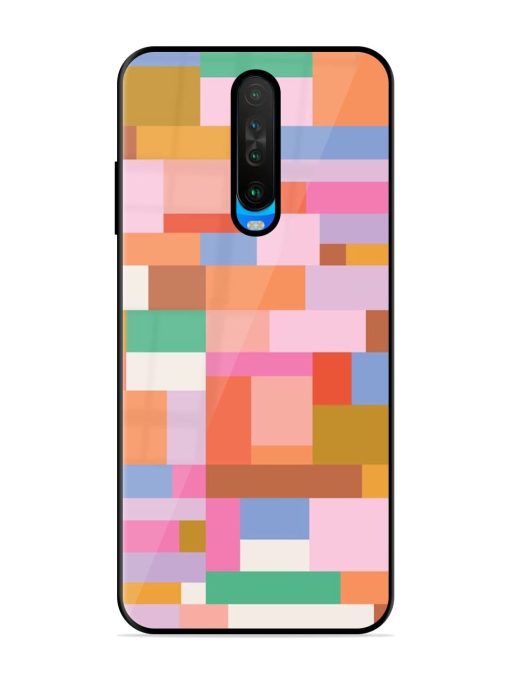 Colorful Chaos Glossy Soft Edge Case for Poco X2