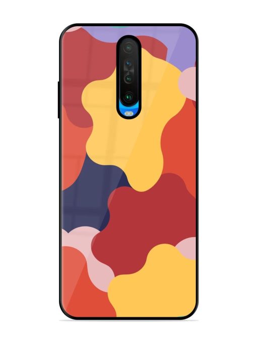 Gooey Color Chaos Glossy Soft Edge Case for Poco X2