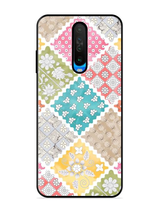 Patchwork Dreamscape Glossy Soft Edge Case for Poco X2