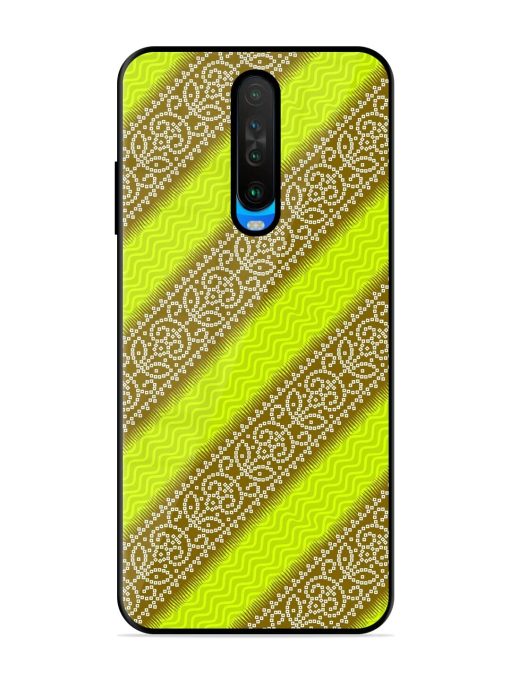 Golden Bandana Bliss Glossy Soft Edge Case for Poco X2