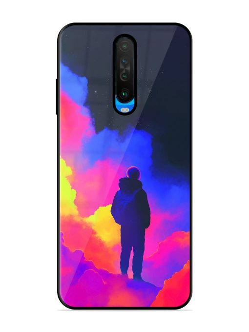 Cosmic Wanderer Glossy Soft Edge Case for Poco X2