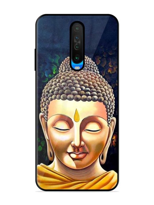 Buddha Face Glossy Soft Edge Case for Poco X2