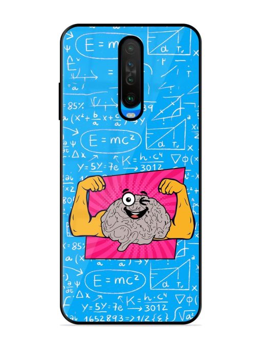 Brainy And Strong Glossy Soft Edge Case for Poco X2